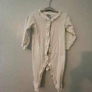 Size 12 Month Baby Girl Ivory Romper
